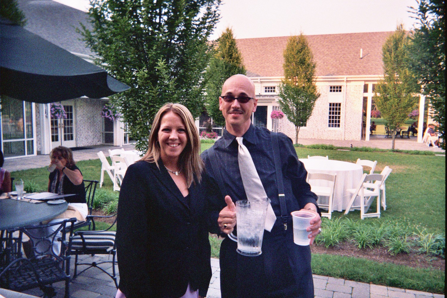 Host Kathy with Mitch at the West Shore Country Club

