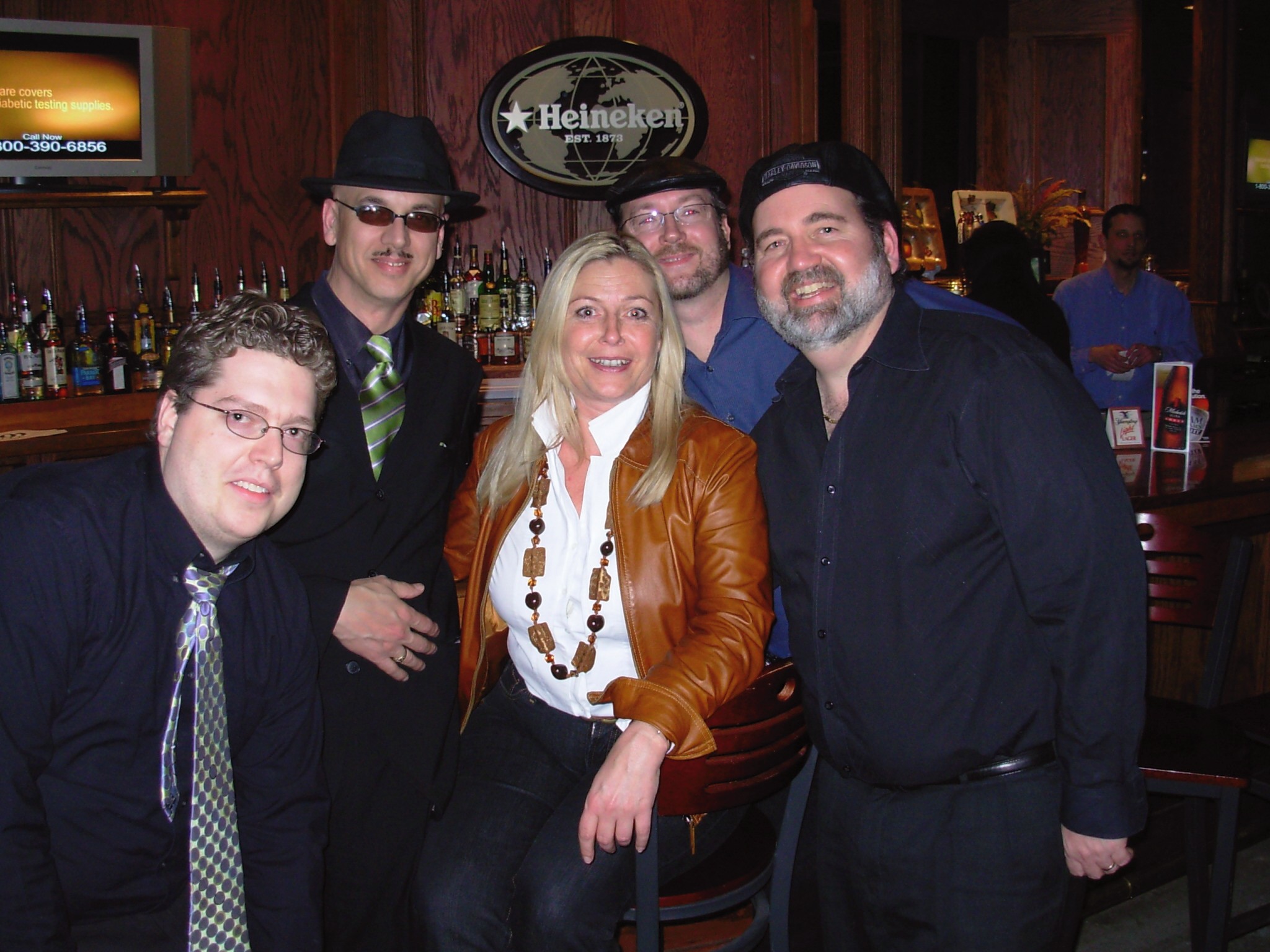 Trixie and the guys at Scott's Olde Towne New Cumberland
as far as we know ...she is our only Austrian fan!
