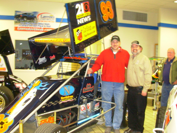 Driver Jake Raudabaugh & Promoter Kirk Wise
