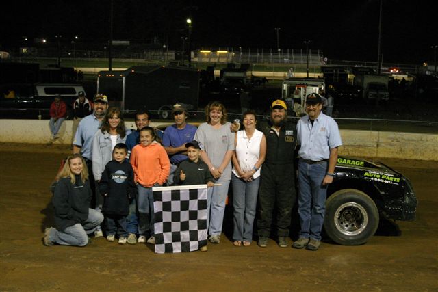 Corey Sites in victory lane
Zimmerman's Automotive night at Silver Spring Speedway
