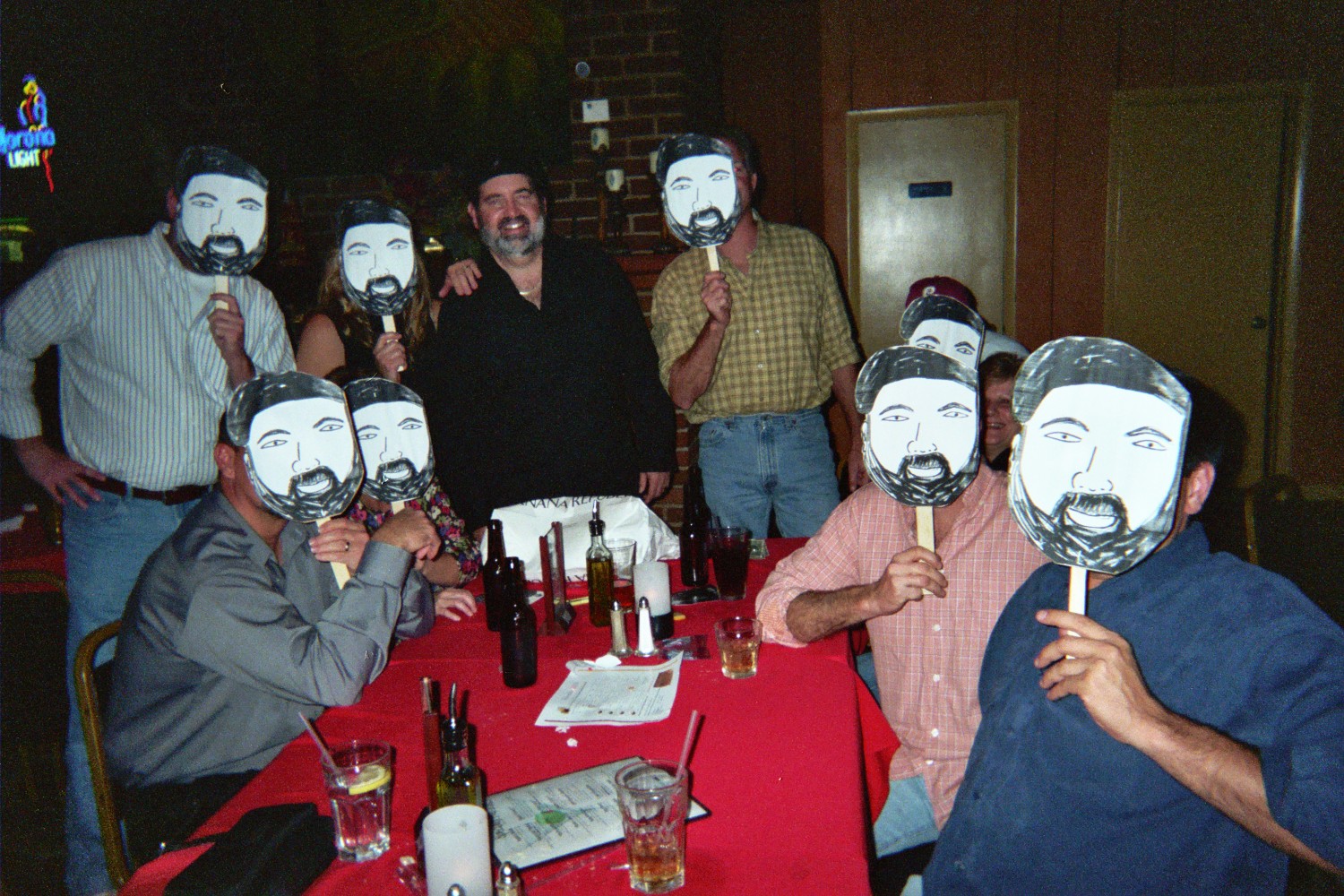 How many Wise Guys are there?
Kirk's cousin Mark Hoffman has way too much time on his hands...surprising the fellow family members with some fun masks...
