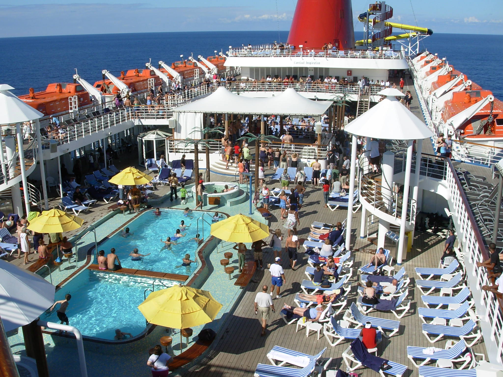 Pool..hot tubs and more on th Lido Deck

