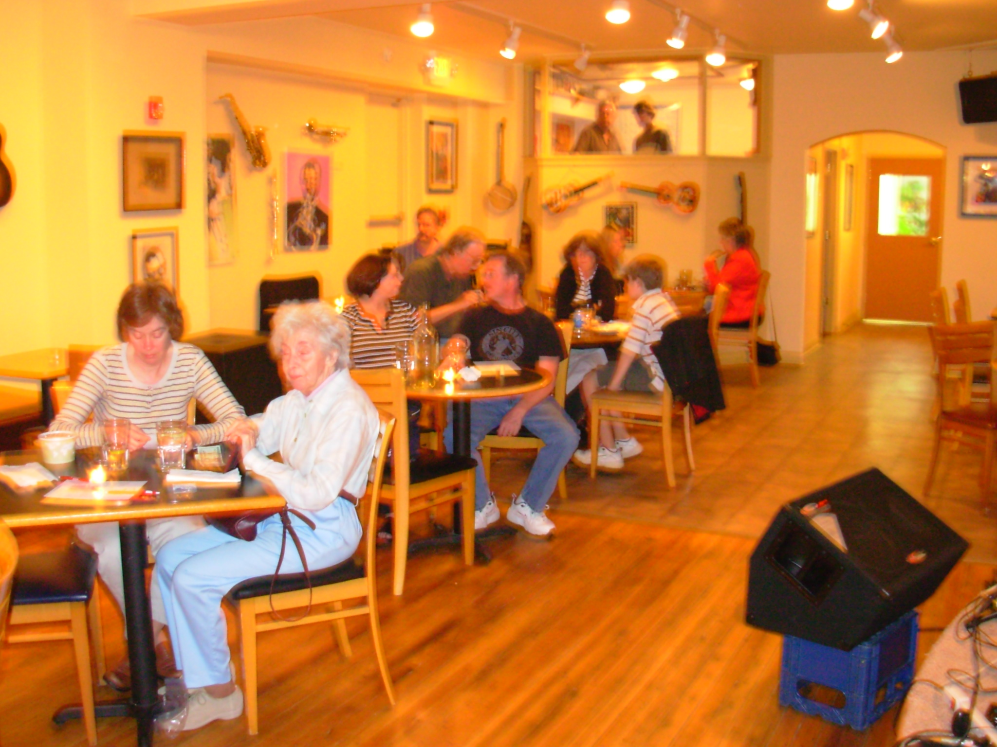 The seating area at the Good Life Cafe in Carlisle
