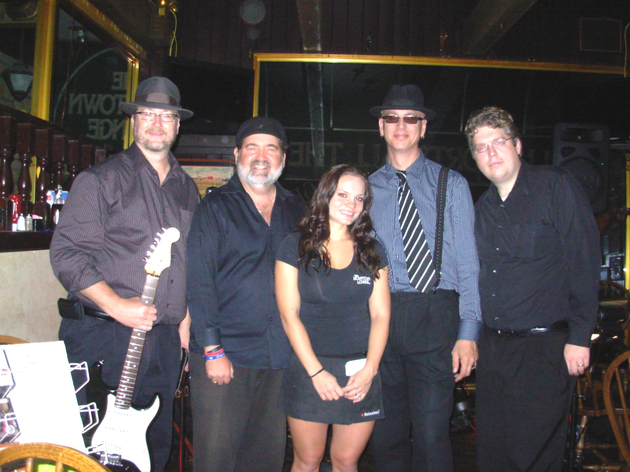 Band with bes known waitress at Down Town Lounge of Lebanon

