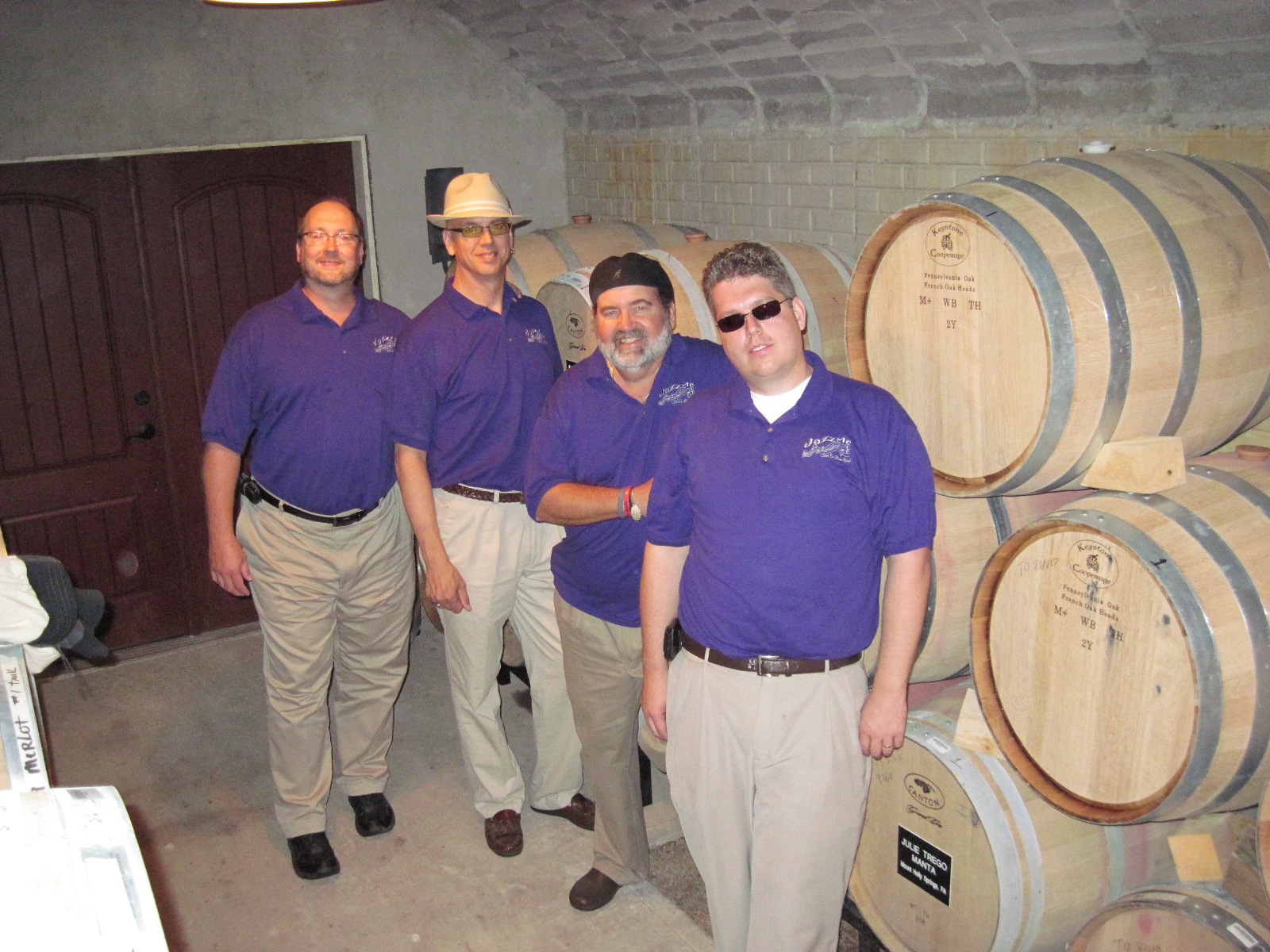 Down in the Wine Cellar at Seven Mountains Winery
