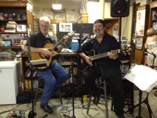 Stev and Kirk Acoustic in Bookstore in Mechanicsburg
